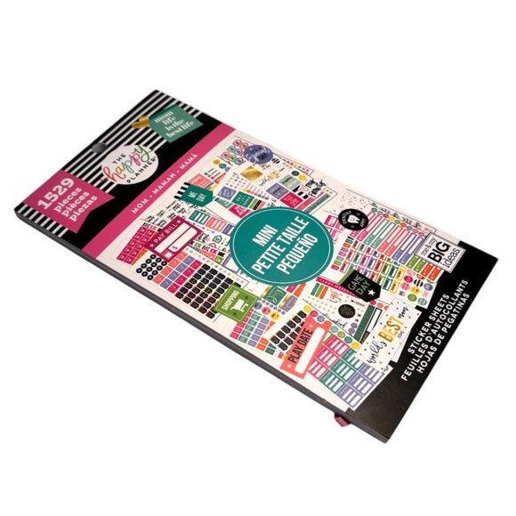 NEW The Happy Planner MOM Mini Sticker Book Calendar Organization 1529 Pieces - Picture 2 of 9